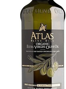 Atlas 1 LT Cold Press Extra Virgin Olive Oil in Glass Bottle, Polyphenol Rich from Morocco | Newly Harvested Unprocessed from One Single Family...