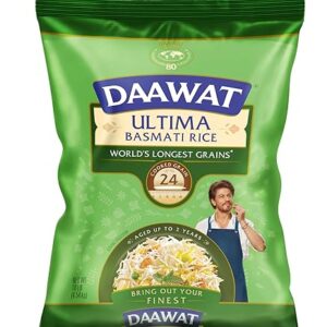 Daawat Ultima Basmati White Rice - Authentic Extra Long Grain Basmati Rice - 10 lb Bag