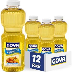 Goya Foods Vegetable Oil, 24 FL Oz (Pack of 12)