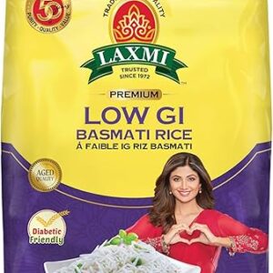 Laxmi Diabetic Friendly Basmati Rice w/Lower G.I. Index Value - 10lb