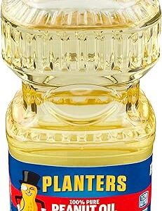PLANTERS Peanut Oil for Cooking - Ideal Peanut Oil for Deep Frying and Cooking, 24 oz