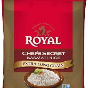 Royal Chef's Secret Extra Long Basmati Rice, 20 Pound Bag